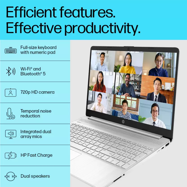 Buy HP Intel Core i3 12th Gen - (8 GB/SSD/512 GB SSD/Windows 11 Home & With MS Office) 15s-fq5185TU Laptop - Vasanth and Co